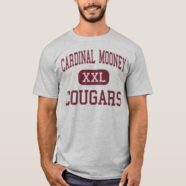 Cardinal Mooney - Cougars - High - Sarasota T-Shirt (Front)