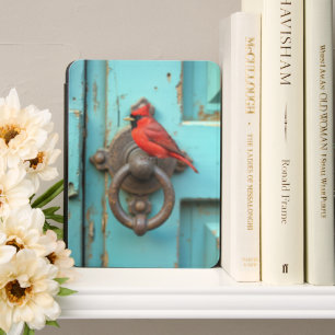 Cardinal On a Rusty Door Knocker Kindle Cover