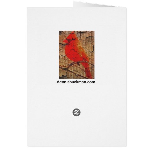 Cardinal on Birch (Back)