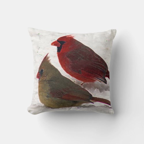 Cardinal Pair Pillow