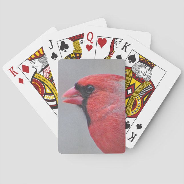 Cardinal photo poker cards (Back)