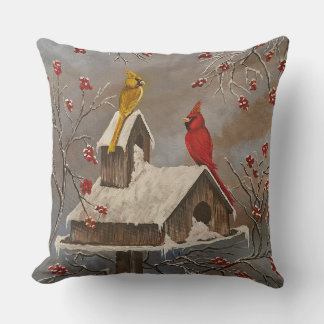 Cardinal Pillow