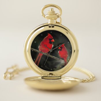 Cardinal Pocket Watch by Anniegran at Zazzle