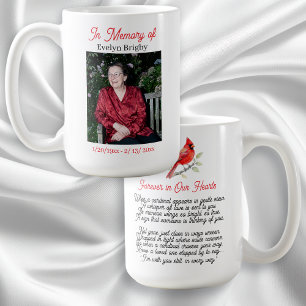 Cardinal Poem Memorial Keepsake Coffee Mug