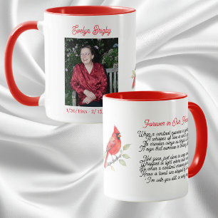 Cardinal Poem Memorial Keepsake Mug