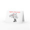 Cardinal Red Bird in Snowy Winter Tree & Cat Card