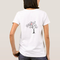 Christmas Holiday Snowy Red Cardinal Bird women's T-Shirt