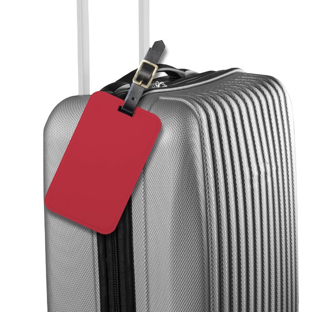 cardinal red -blank luggage tag (Creator Uploaded)