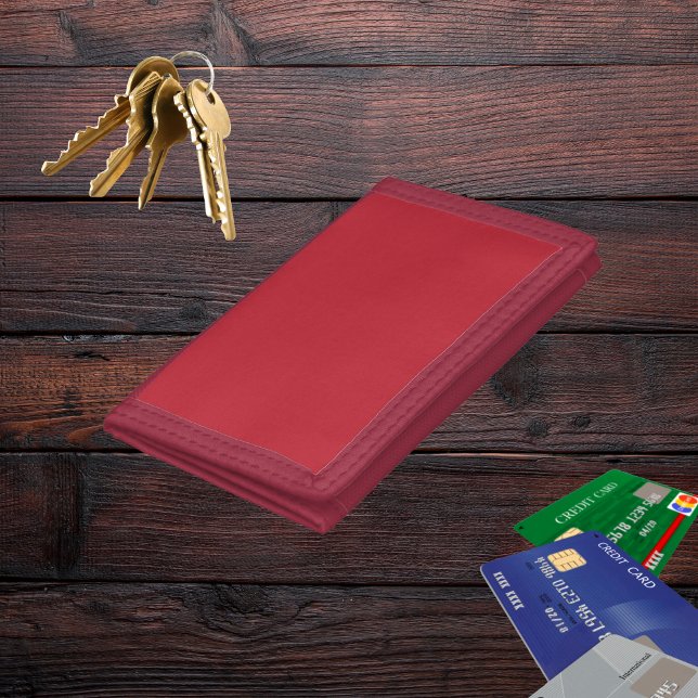 cardinal red -blank trifold wallet (Creator Uploaded)