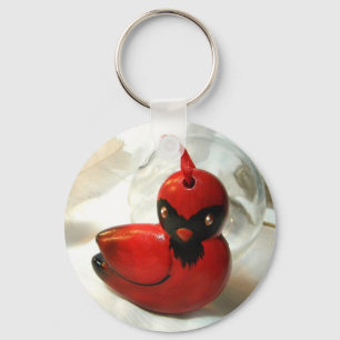 Cardinal Red I Keychain