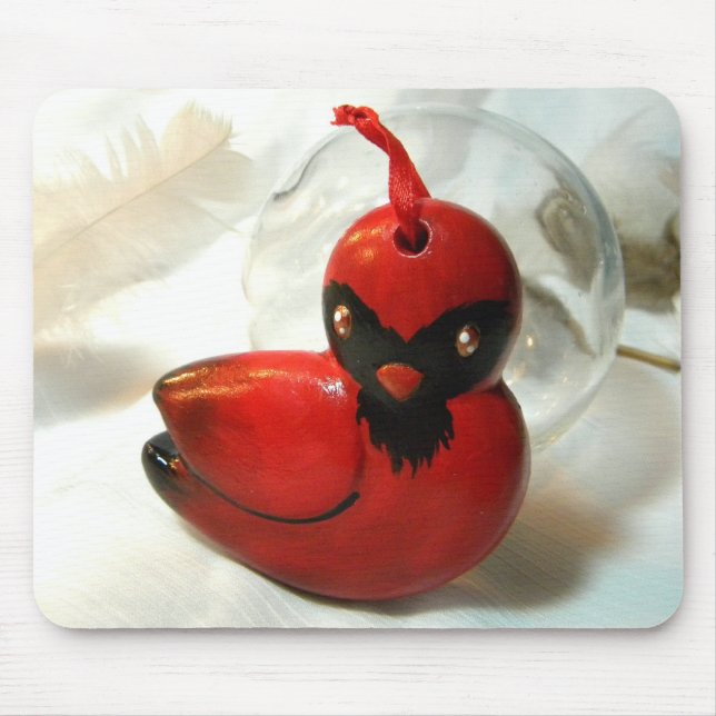 Cardinal Red I Mouse Pad (Front)