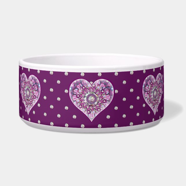 Cardinal red Rosace Bowl (Front)