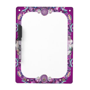 Cardinal red Rosace Dry Erase Board