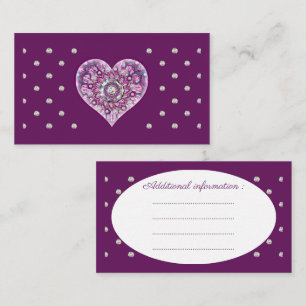 Cardinal Red Rosace Enclosure Card