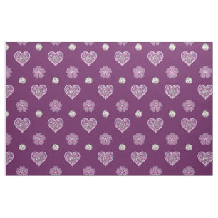 Cardinal red rosace fabric