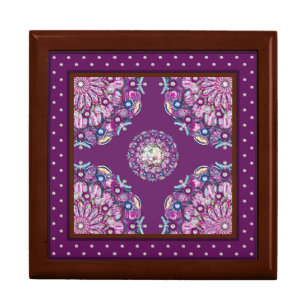 Cardinal red Rosace Gift Box