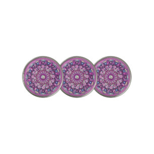 Cardinal Red Rosace Golf Ball Marker