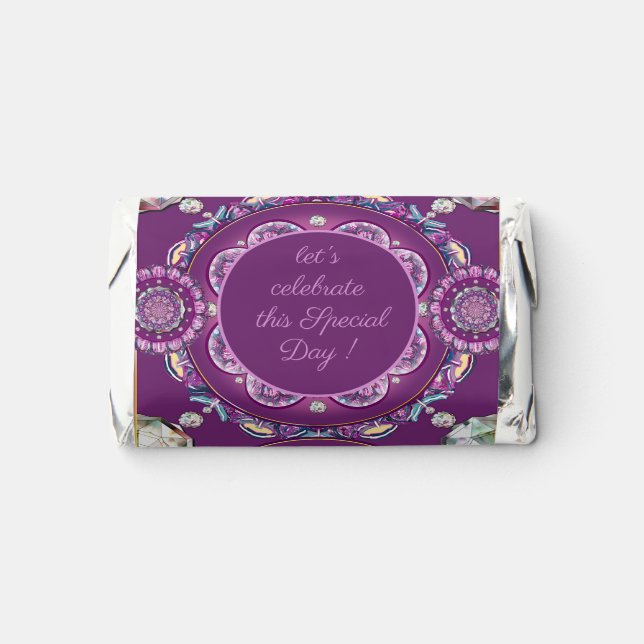 Cardinal Red Rosace Hershey's Miniatures (Front)