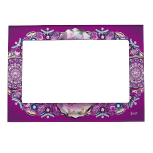 Cardinal red Rosace Magnetic Frame