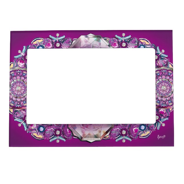 Cardinal red Rosace Magnetic Frame (Front)