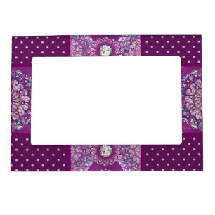 Cardinal red Rosace Magnetic Frame