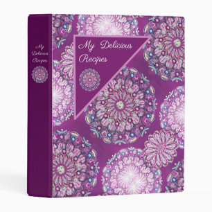 Cardinal red Rosace Mini Binder