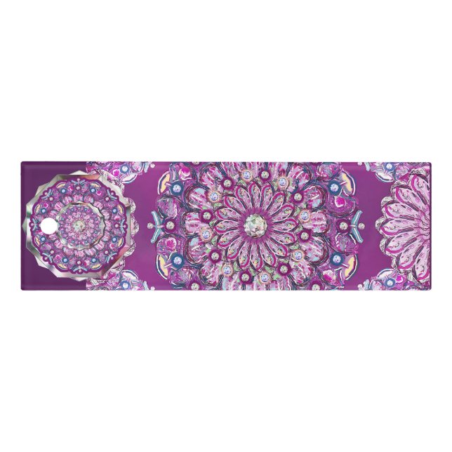 Cardinal Red Rosace Ruler (Front)