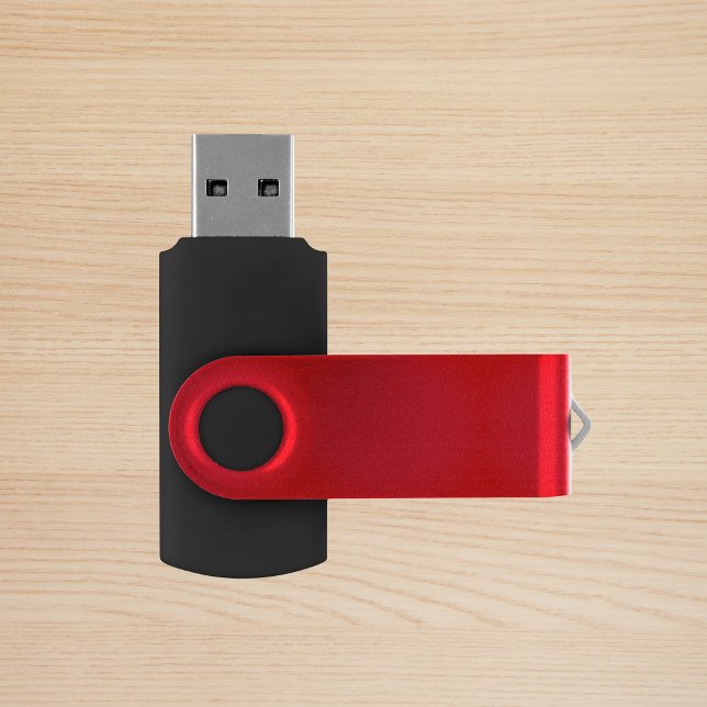 cardinal red solid color  flash drive (Creator Uploaded)