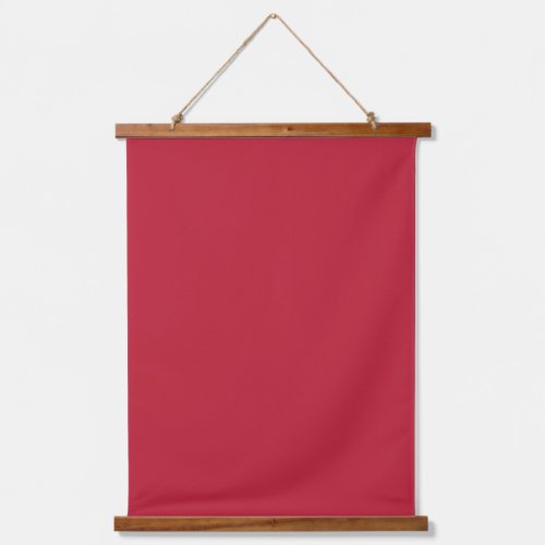 cardinal red solid color hanging tapestry