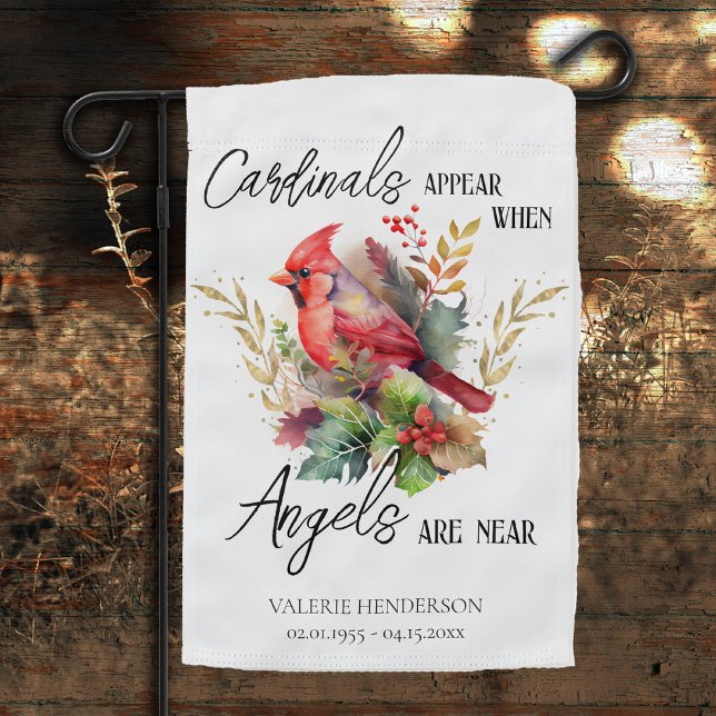 Cardinal Remembrance Memorial Garden Flag (Creator Uploaded)