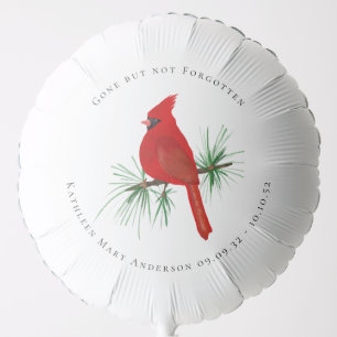 Cardinal Remembrance Tribute Balloon