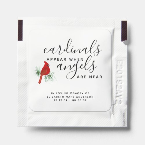 Cardinal Remembrance Tribute  Hand Sanitizer Packet