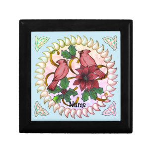 Cardinal Ribbons Gift Box