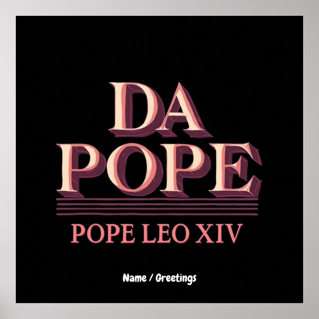 Cardinal Robert Prevost and the Rise of Pope Leo Poster (Front)