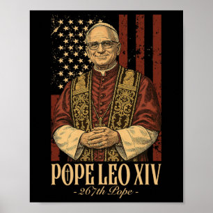 Cardinal Robert Prevost Pope Leo Xiv Poster