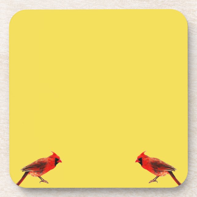 Cardinal(s) Drink Coaster (Front)