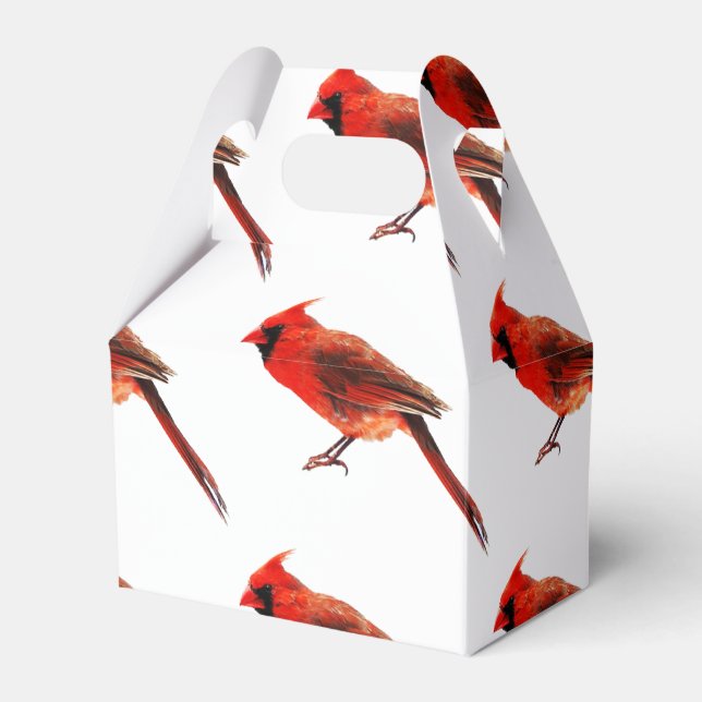 Cardinal(s) Favor Boxes (Front Side)