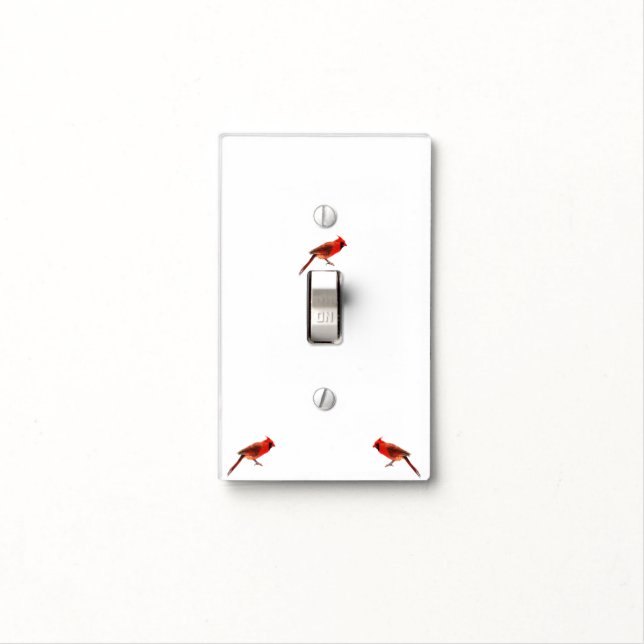 Cardinal(s) Light Switch Cover (In Situ)