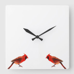 Cardinal(s) Square Wall Clock