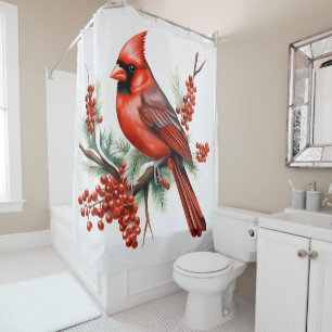 Cardinal Shower Curtain