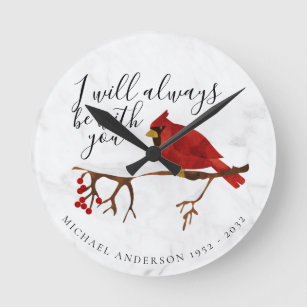 Louisville Cardinal Round Clock