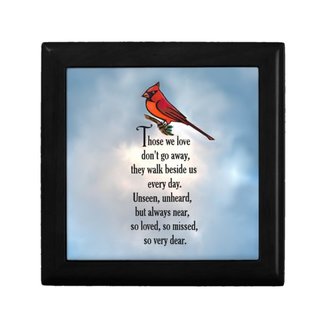 Cardinal "So Loved" Poem Gift Box (Front)