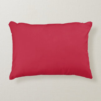 Cardinal (solid color) accent pillow