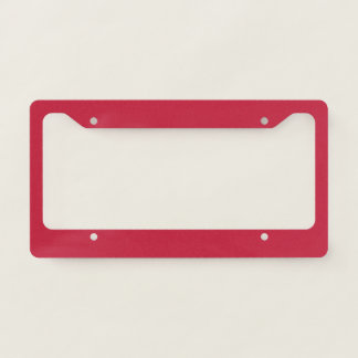 Cardinal (solid color) license plate frame