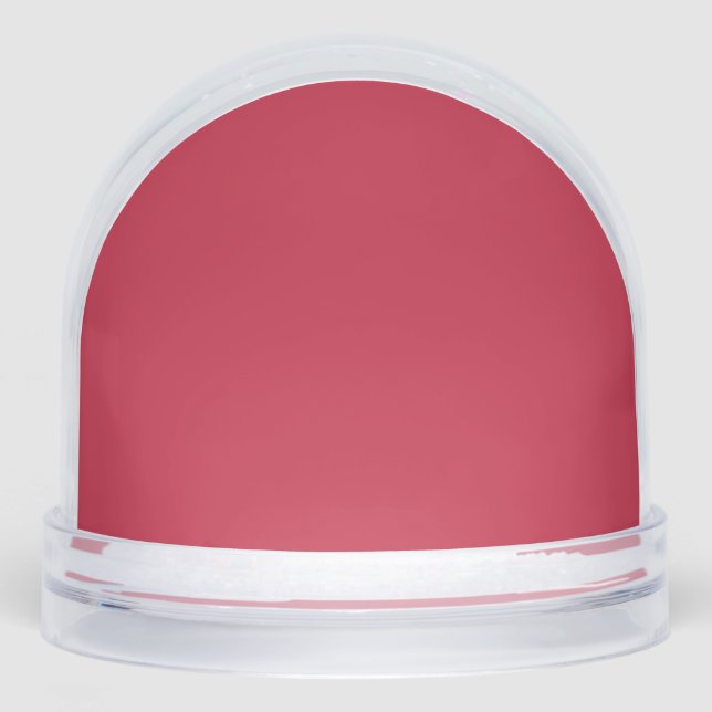 Cardinal (solid color)  snow globe (Front)