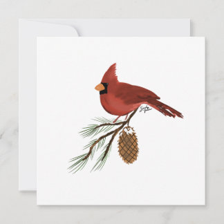 Cardinal Stationary Card