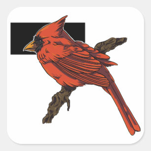 Cardinal Sticker
