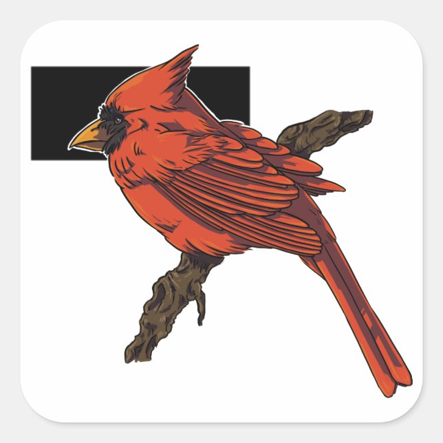 Cardinal Sticker (Front)