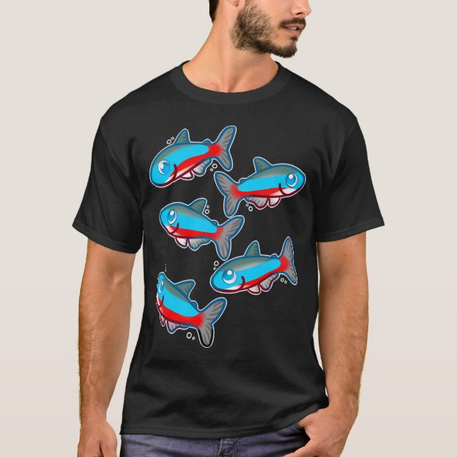 Cardinal Tetras T-Shirt (Front)