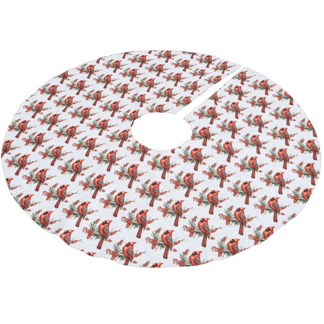 Cardinal Tree Skirt (Angled)